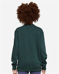 Lane Seven LS14004 Unisex Premium Crewneck Sweatshirt - Sport Green - model back