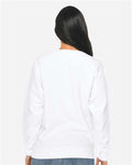Lane Seven LS14004 Unisex Premium Crewneck Sweatshirt - White - model back