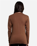 Lane Seven LS15009 Unisex Heavyweight Long Sleeve Tee - Chestnut - model back