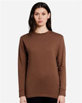 Lane Seven LS15009 Unisex Heavyweight Long Sleeve Tee - Chestnut - model front