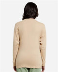 Lane Seven LS15009 Unisex Heavyweight Long Sleeve Tee - Mushroom - model back