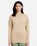 Lane Seven LS15009 Unisex Heavyweight Long Sleeve Tee - Mushroom - model front