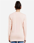 Lane Seven LS15009 Unisex Heavyweight Long Sleeve Tee - Pale Pink - model back