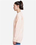Lane Seven LS15009 Unisex Heavyweight Long Sleeve Tee - Pale Pink - model side