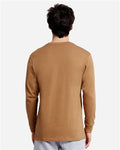 Lane Seven LS15009 Unisex Heavyweight Long Sleeve Tee - Toasted Coconut - model back