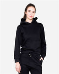 Lane Seven LS16001 Unisex Urban Hoodie Sweatshirt - Black - model front