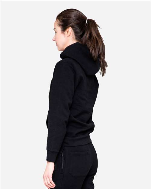 Lane Seven LS16001 Unisex Urban Hoodie Sweatshirt - Black - model side