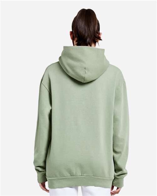 Lane Seven LS16001 Unisex Urban Hoodie Sweatshirt - Pigment Oil Green - model back