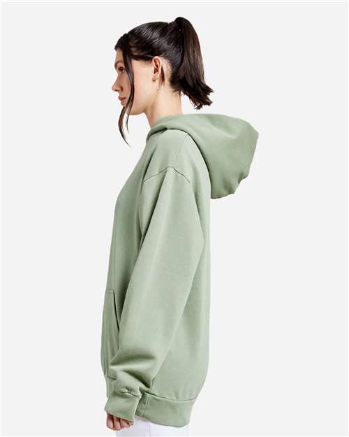 Lane Seven LS16001 Unisex Urban Hoodie Sweatshirt - Pigment Oil Green - model side