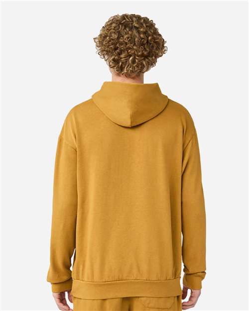 Lane Seven LS16001 Unisex Urban Hoodie Sweatshirt - Pigment Peanut Butter - model back