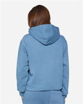 Lane Seven LS16001 Unisex Urban Hoodie Sweatshirt - Pigment Pebble Blue - model back