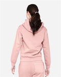 Lane Seven LS16001 Unisex Urban Hoodie Sweatshirt - Pigment Salmon - model back
