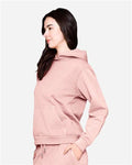 Lane Seven LS16001 Unisex Urban Hoodie Sweatshirt - Pigment Salmon - model side
