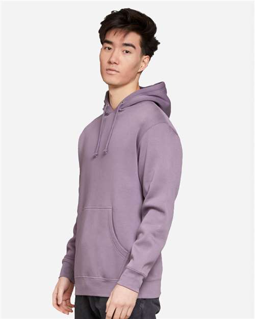 Lane Seven LS19001 Unisex Heavyweight Hoodie Sweatshirt - Lavender - model side