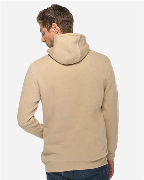Lane Seven LS19001 Unisex Heavyweight Hoodie Sweatshirt - Mushroom - model back