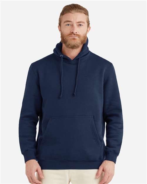 Lane Seven LS19001 Unisex Heavyweight Hoodie Sweatshirt - Navy - model front