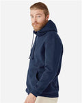 Lane Seven LS19001 Unisex Heavyweight Hoodie Sweatshirt - Navy - model side