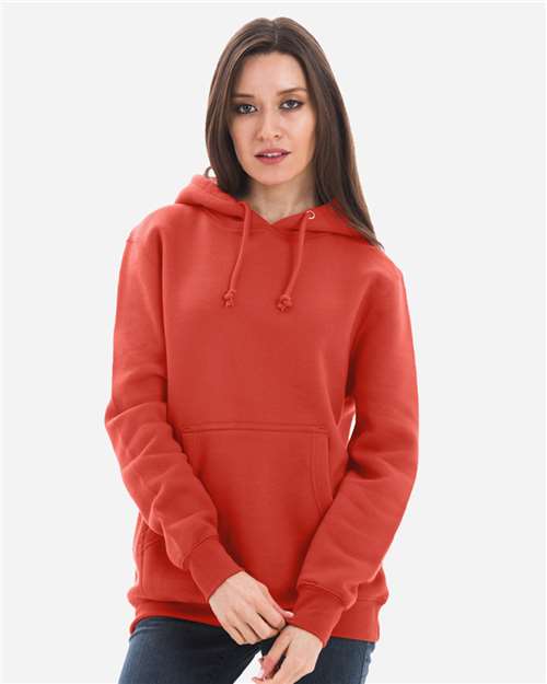 Lane Seven LS19001 Unisex Heavyweight Hoodie Sweatshirt - Paprika - model front