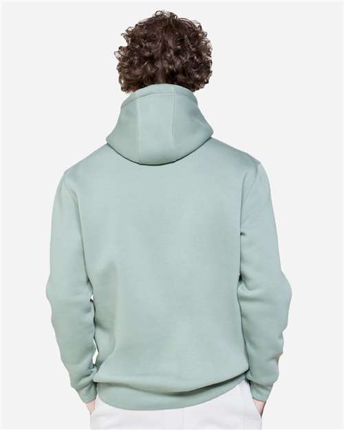 Lane Seven LS19001 Unisex Heavyweight Hoodie Sweatshirt - Sage - model back