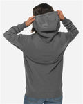 Lane Seven LS19001 Unisex Heavyweight Hoodie Sweatshirt - Storm - model back