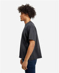 Lane Seven LS16005 Unisex Urban Heavyweight Tee - Pigment Black - model side