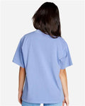 Lane Seven LS16005 Unisex Urban Heavyweight Tee - Pigment Grape Ice - model back