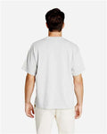 Lane Seven LS16005 Unisex Urban Heavyweight Tee - Pigment Lunar Rock - model back