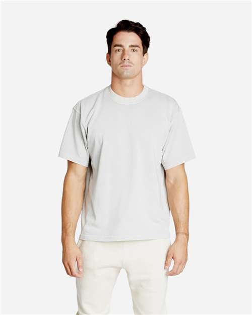 Lane Seven LS16005 Unisex Urban Heavyweight Tee - Pigment Lunar Rock - model front