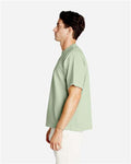 Lane Seven LS16005 Unisex Urban Heavyweight Tee - Pigment Oil Green - model side