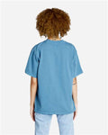 Lane Seven LS16005 Unisex Urban Heavyweight Tee - Pigment Pebble Blue - model back