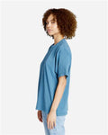 Lane Seven LS16005 Unisex Urban Heavyweight Tee - Pigment Pebble Blue - model side