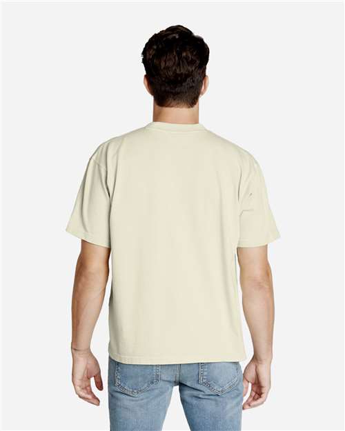 Lane Seven LS16005 Unisex Urban Heavyweight Tee - Pigment Pistachio - model back