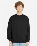 Lane Seven LS16004 Unisex Urban Crewneck Sweatshirt - Black - model front