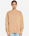Lane Seven LS16004 Unisex Urban Crewneck Sweatshirt - Pigment Burro - model front