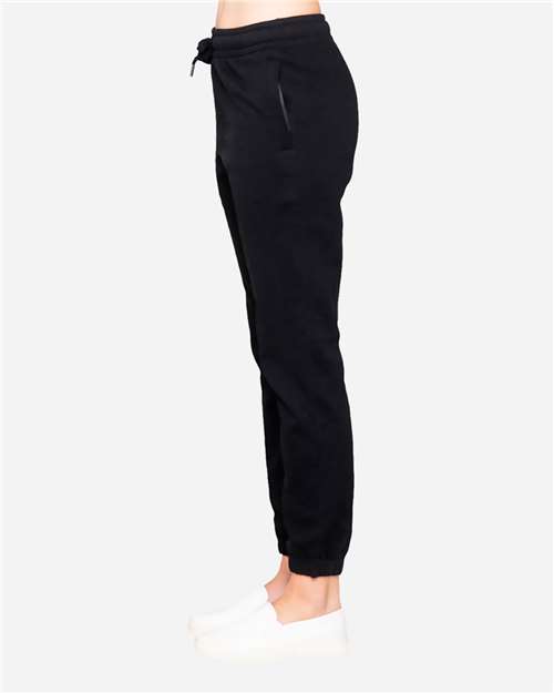 Lane Seven LS16006 Unisex Urban Joggers - Black - model side