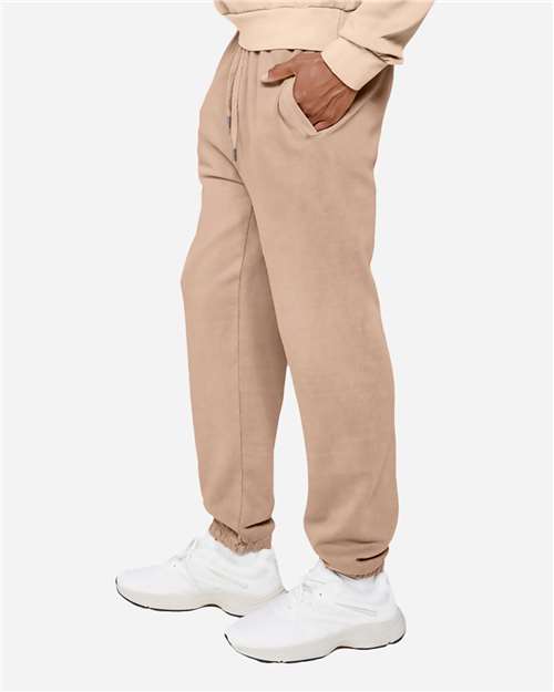 Lane Seven LS16006 Unisex Urban Joggers - Pigment Burro - model side
