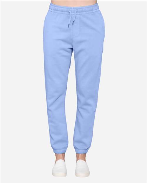 Lane Seven LS16006 Unisex Urban Joggers - Pigment Grape Ice - model front