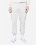 Lane Seven LS16006 Unisex Urban Joggers - Pigment Lunar Rock - model front
