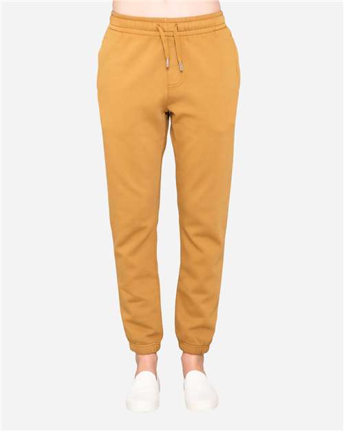 Lane Seven LS16006 Unisex Urban Joggers - Pigment Peanut Butter - model front
