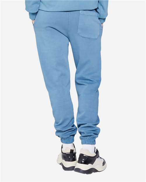 Lane Seven LS16006 Unisex Urban Joggers - Pigment Pebble Blue - model back