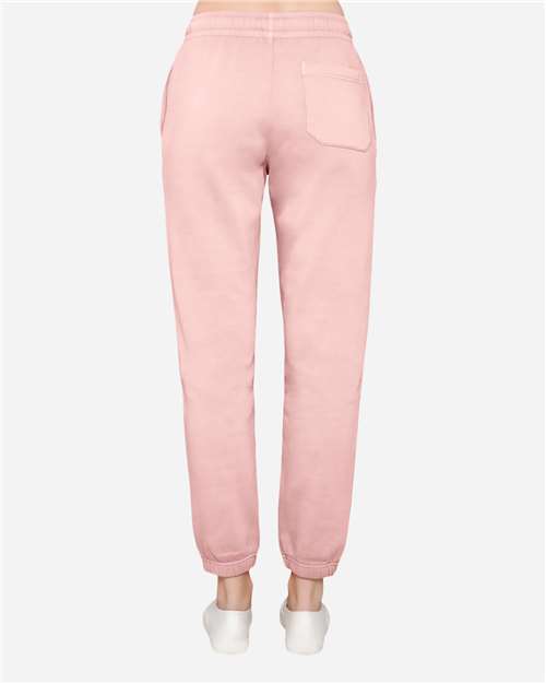 Lane Seven LS16006 Unisex Urban Joggers - Pigment Salmon - model back