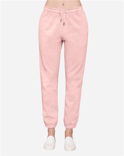 Lane Seven LS16006 Unisex Urban Joggers - Pigment Salmon - model front