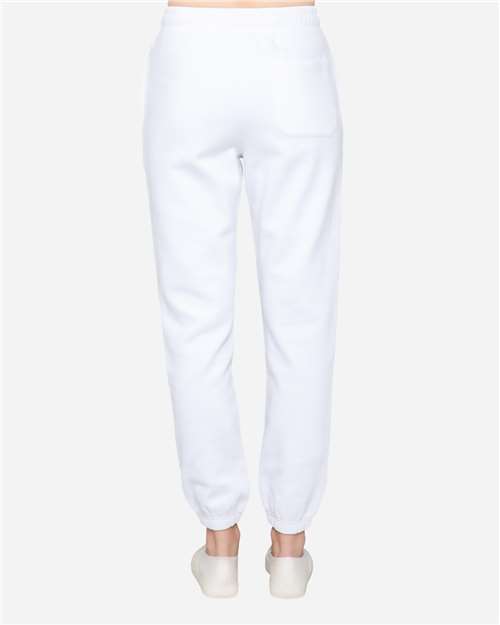 Lane Seven LS16006 Unisex Urban Joggers - White - model back