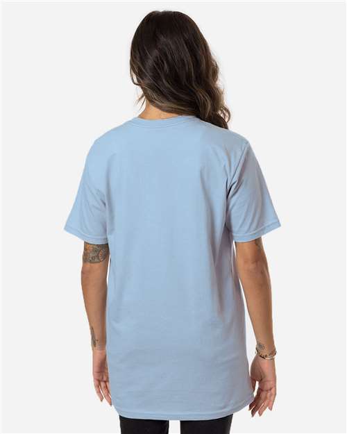 econscious EC1000 Unisex Classic T-Shirt - Ice Blue - model back