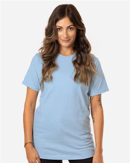 econscious EC1000 Unisex Classic T-Shirt - Ice Blue - model front