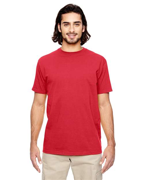 econscious EC1000 Unisex Classic T-Shirt - Red Pepper - model front