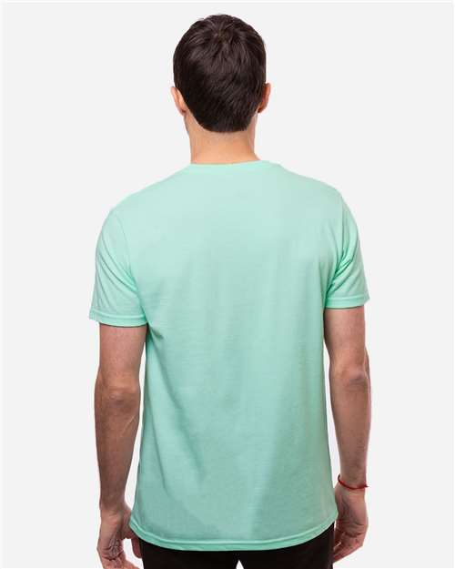 econscious EC1000 Unisex Classic T-Shirt - Sunwashed Mint - model back