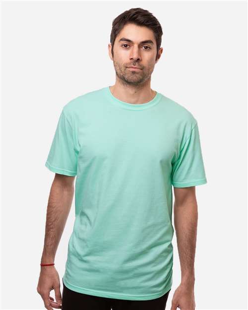 econscious EC1000 Unisex Classic T-Shirt - Sunwashed Mint - model front
