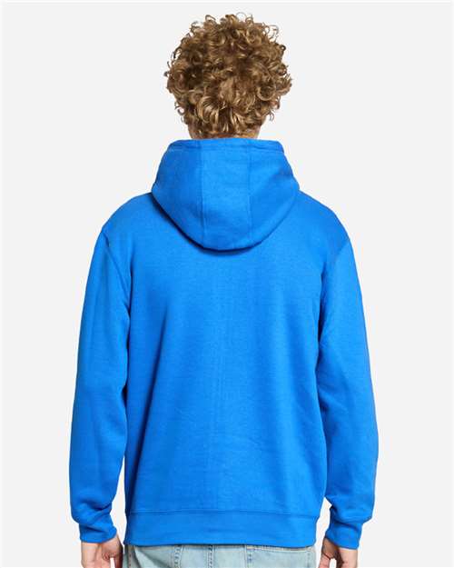 Lane Seven LS14003 Unisex Premium Full-Zip Hoodie Sweatshirt - Royal - model back