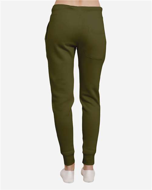 Lane Seven LST006 Unisex Premium Joggers - Army Green - model back